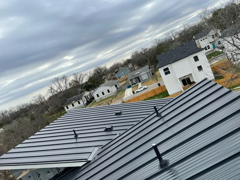 Standing seam metal roof panels with vents for Skylight Repair in Forest Acres